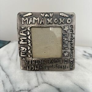 Silver Mother-Themed Photo Frame